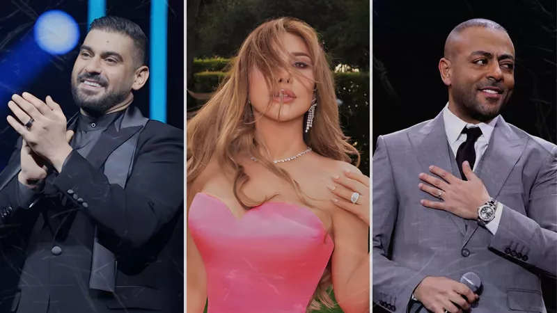 تامر عاشور ونجوى كرم وآدم يشعلون موسم الرياض في ديسمبر