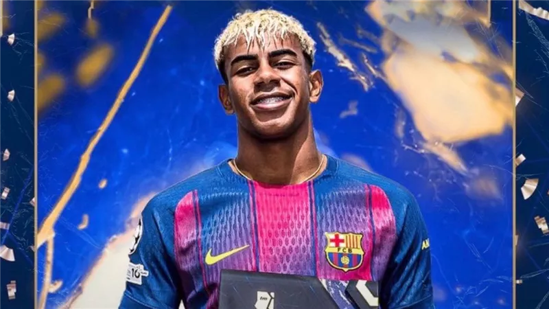 لامين يامال يصنع المجد مع برشلونة