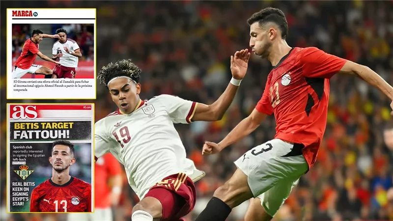 صحف إسبانيا : فتوح يستحق اللعب بأكبر الدوريات الأوروبية