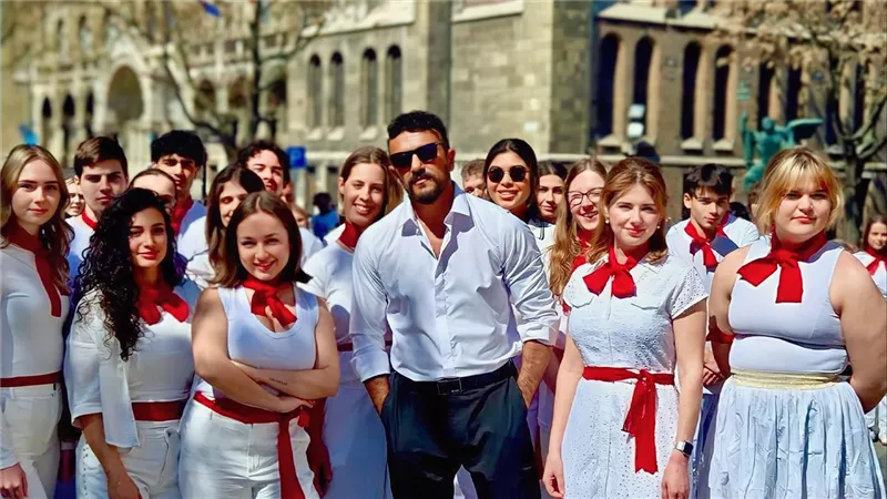 صورة جديدة من كواليس فيلم شمشون ودليلة بطولة أحمد العوضي