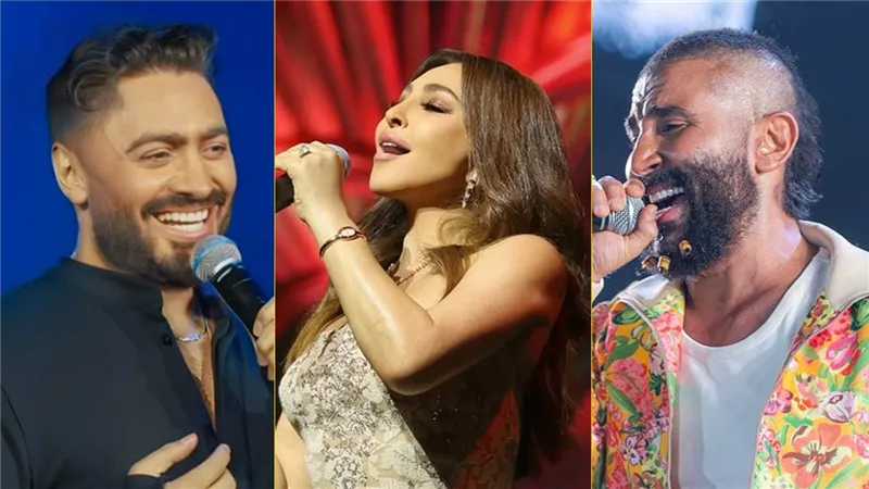 تامر حسني وإليسا وأحمد سعد يحييون أقوى ليالي مهرجان جرش 2026