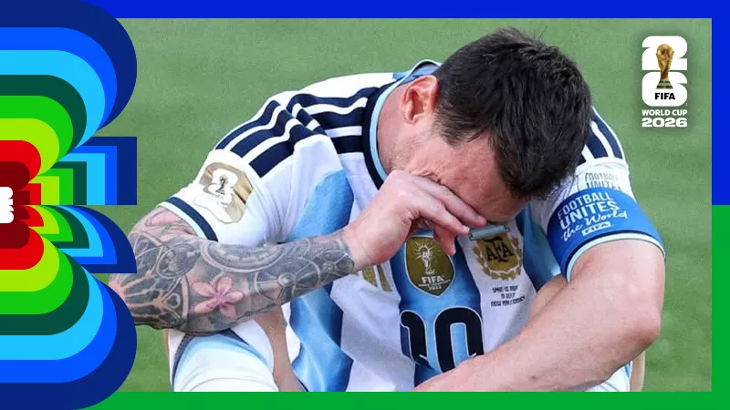 ميسي يبكي بعد خسارة لقب كأس العالم 2026