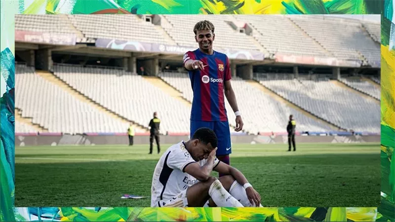  يامال يستفز مبابي : احتفلت بسقوط الريال في ديربي مدريد