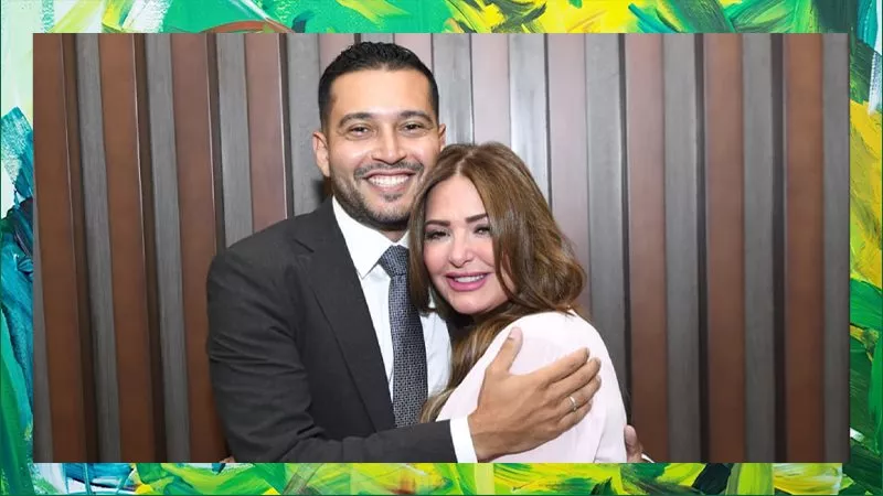 بالصور .. عقد قران ابن الفنانة صابرين