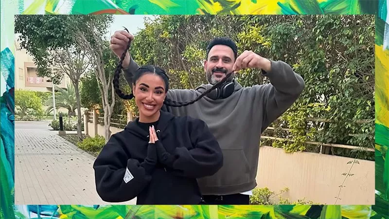 أكرم حسني وآية سماحة 